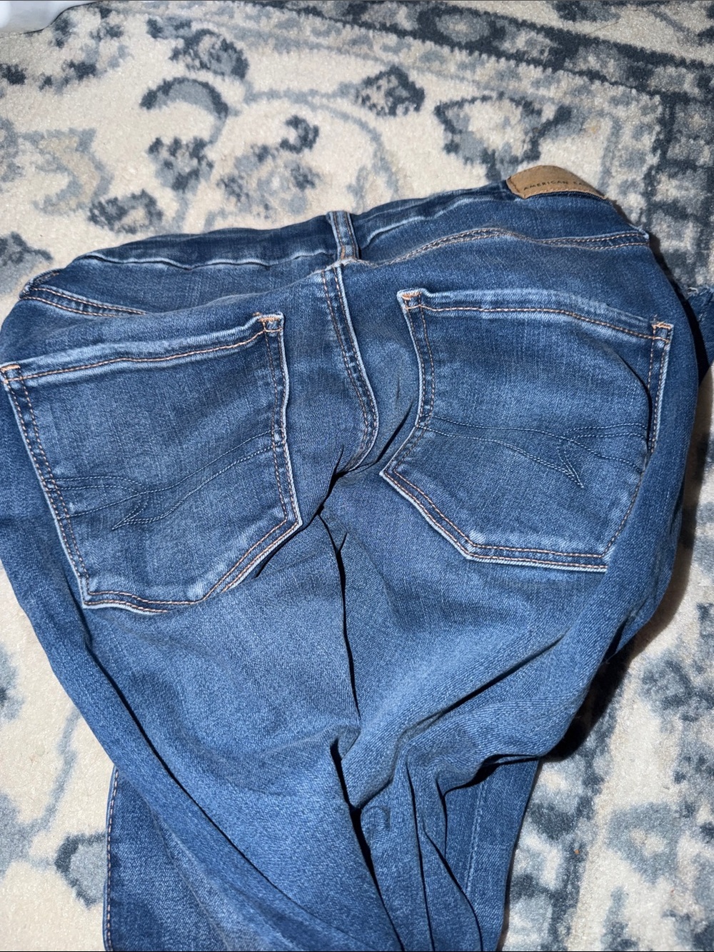 American Eagle Outfitters Skinny Jeans in Blue Wash